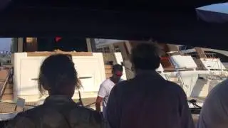 How to park a 48 foot yacht in a 50 foot slot in Amalfi, Italy