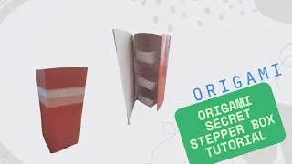 Origami Secret Stepper Box Tutorial - Paper Craft