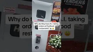 Fast food restaurants are now using A.I. to take orders in the drive thru 😳 #shorts #ai #fastfood