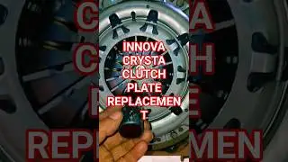 TOYOTA INNOVA CRYSTA 2.6 CLUTCH PLATE PROBLEM Clutch Plate Assembly Changing #a1cargarage #repair