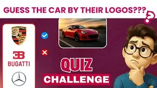 Guess the Car name by identifying their logos in 10 seconds! Quiz Challenge