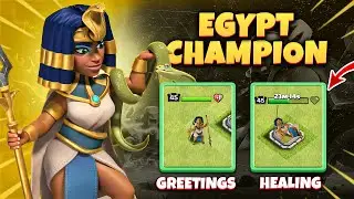 Egypt Champion Skin Animation in Clash of Clans | Egypt Champion Skin Review
