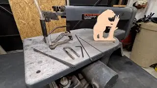 How to change blades on the sears roebuck scroll saw