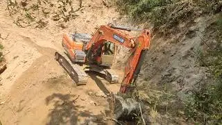 JCB Excavator: Enhancing Hilly Villages Through Expert Work!