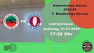 Crefelder HTC - UHC Hamburg - Viertelfinale - Herren 1. Hallenhockey Bundesliga