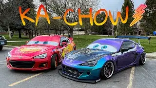 Lightning McQueen meets Sally