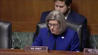 Ernst Leads Bipartisan Hearing on Opioid and Meth Crisis