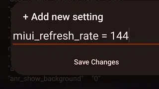 How To Change Your Phone Refresh Rate With Setedit | More FPS