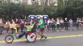 The Marathon crowd in Wellesley