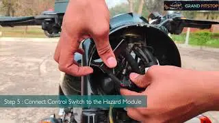 How to Installed Hazard Flasher on Royal Enfield | GrandPitstop 20 Patter Hazard Flasher