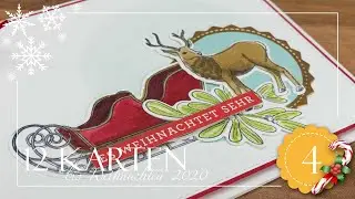 12 Karten bis Weihnachten 2020 #4 | Weihnachtspost aus dem Adventsstädtchen