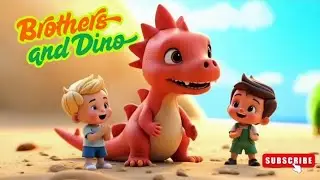 Brothers and Dino   #dinosaurforkids #kidsdinoworld #funwithdinosaurs #brothersanddino