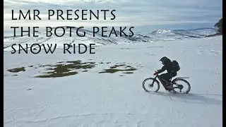 PEAKS Mam tor Group Snow Ride BOTG  SO MUCH Fun