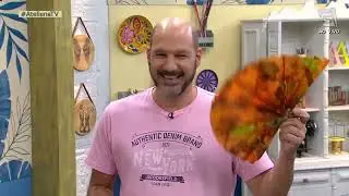Como fazer um leque decorativo com filtro de caf&eacute; usado
