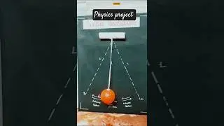 simple pendulum / physics project#shorts