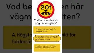 #v&auml;gm&auml;rken #trafikregler #k&ouml;rkort #lastbil #yrkeschauff&ouml;r #sweden  #trafik #svensktrafik #v&auml;gs&auml;kerh