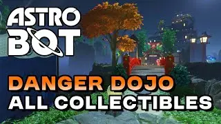 Astro Bot - Danger Dojo (Secret Level) All Collectible Locations (Bots & Puzzle Pieces)