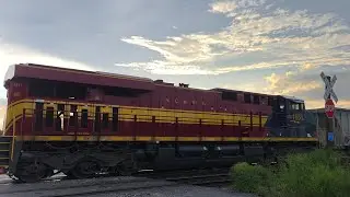 CSX 1851 (NC&STL) Heritage unit trails on Manifest train (M603-05) 548 axles.