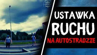 Ustawka na autostradzie A1! Policja oddaje strzał, chuligani w kominiarkach