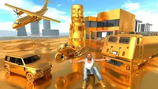 Franklin House in Golden Tsunami - INDIAN BIKE DRIVING 3D