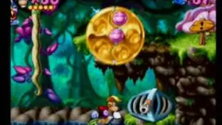 Rayman (PS1) Level 1 - Pink Plant Woods 100% Speed Run