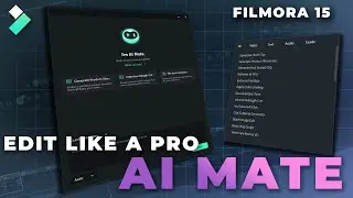 AI Mate Smart Editing CO Pilot- Filmora 15 #filmora15
