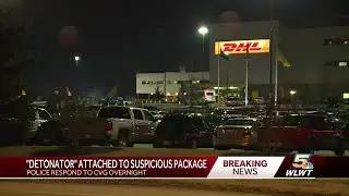 'Detonator' attached to suspicious package, police say
