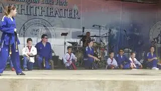 Master Ju's World class TKD demo team. Washington Lake Park Super Saturday.  5/19