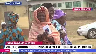 Widows, Vulnerable Citizens Receive Free Food Items In Ibokun