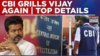 Karur Stampede Probe: CBI Grills TVK Leader & Actor Vijay For Second Time, What We Know So Far
