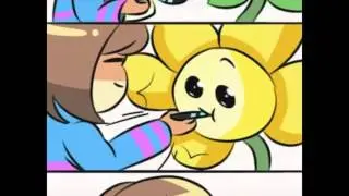 Undertale - Frisk & Flowey ( Undertale comic dub)