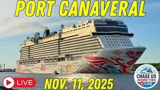LIVE: Norwegian Joy First Departure from Port Canaveral this Season! (Nov. 11, 2025)