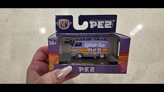 M2 Sweeter Than PEZ Candy Purple 1964 Dodge A100 Panel Van Un-Carding Unboxding Show & Tell!