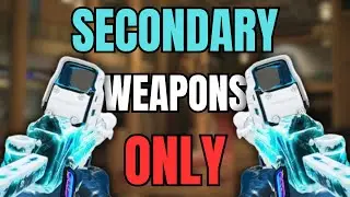 I PLAYED WITH SECONDARY WEAPON'S ONLY! Rainbow Six Siege Gameplay