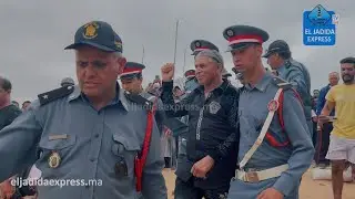 إخراج الستاتي بصعوبة و إدخال ولد الحوات و