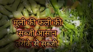 हमारे नए ब्लॉग में आप सब का स्वागत है ||मूली की फली की सब्जी आसान तरीके से सब्जी || रेसिपी|| #omka 