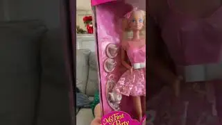 What was it like Christmas 1995 My First Barbie Barbie Tea Party #barbiecollection