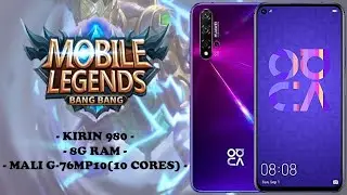 Huawie Nova 5T Mobile Legend Bang Bang Game Test (Screen Recording only no FPS veiwer)