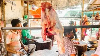 Amazing Technique to Cutting Cow Leg ।। Fastest &zwj;Skills to Cutting Beef in Bangladesh