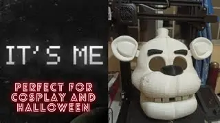 Máscara de Freddy de FNAF impresa en 3D