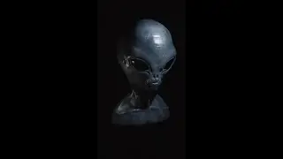 Grey Alien 03 | Blender Cycles X