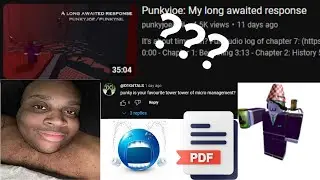 Punkyjoe finally made a response after 21 months...