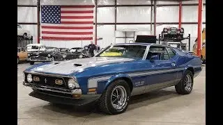 1971 Ford Mustang Boss 351 Blue