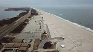 Jones Beach - DJI Mavic Pro drone flight, Long Island, NY - Feb 4, 2018