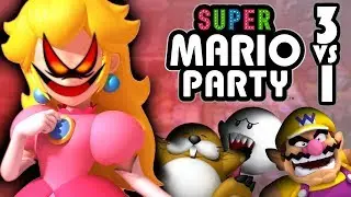 СРАЗИТЕСЬ С ПЕРСИКОМ! Super Mario Party — забавные моменты 3 на 1! (Игра 2)