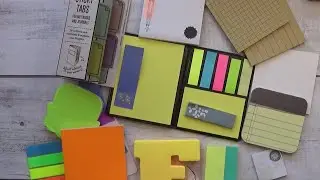 Using Small Sticky Notes in your Planner and Notebooks - Monthly Planner Supply Challenge