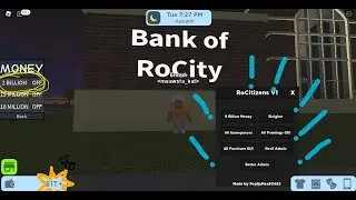 Rocitizens script | showcase | roblox exploiting