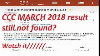 CCC March Result still not found? watch till end...