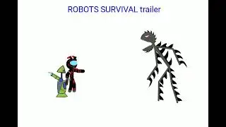 Robots survival trailer EP 1 #animation #evolution #game #sticman #vs #fighting #stickman #trailer