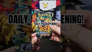 Daily Pack Opening - Crown Zenith #pokemon #shorts #pokemontcg #crownzenith #crownzenithopening